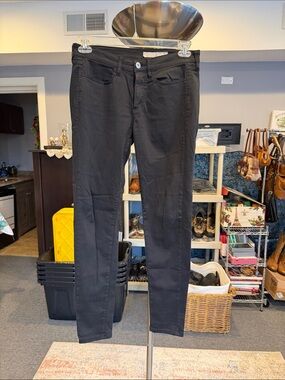 Sack’s Black Stretch Denim Mid Rise Skinny Jeans Small stretchy Normcore